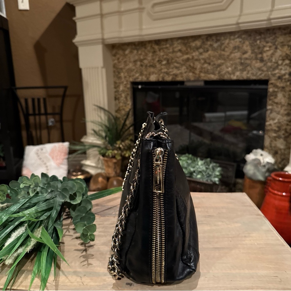 Rebecca Minkoff Black Leather Shoulder Bag - Picture 2 of 10